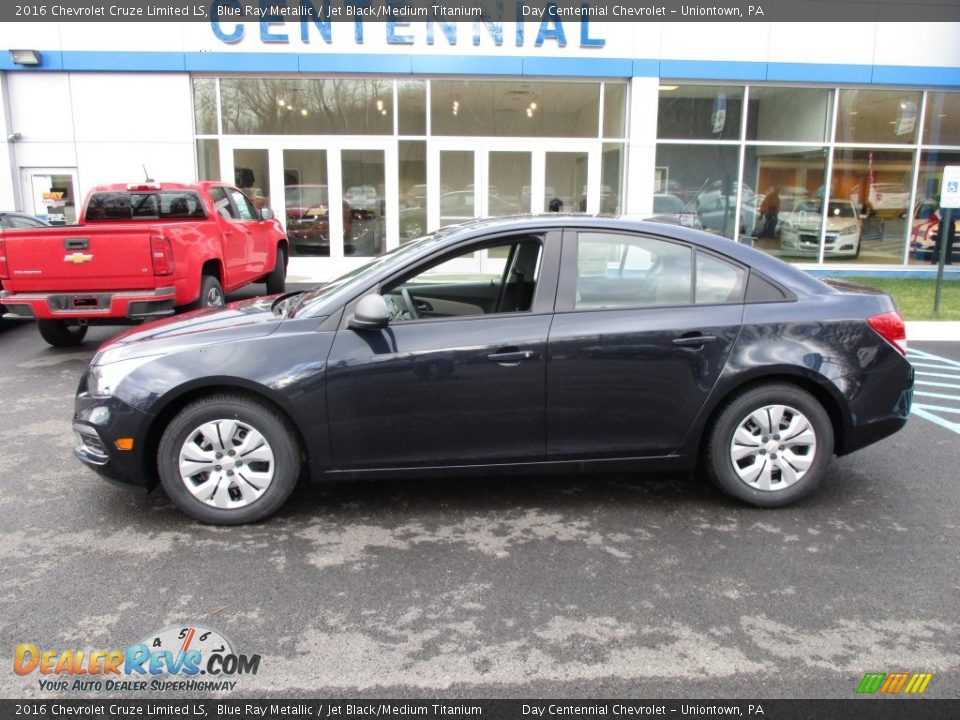 2016 Chevrolet Cruze Limited LS Blue Ray Metallic / Jet Black/Medium Titanium Photo #2