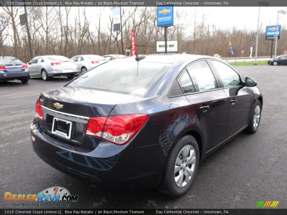 2016 Chevrolet Cruze Limited LS Blue Ray Metallic / Jet Black/Medium Titanium Photo #5