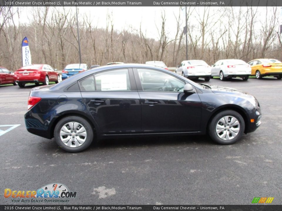 2016 Chevrolet Cruze Limited LS Blue Ray Metallic / Jet Black/Medium Titanium Photo #7