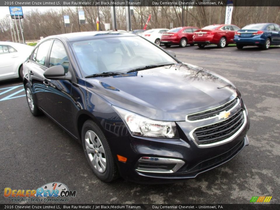 2016 Chevrolet Cruze Limited LS Blue Ray Metallic / Jet Black/Medium Titanium Photo #8