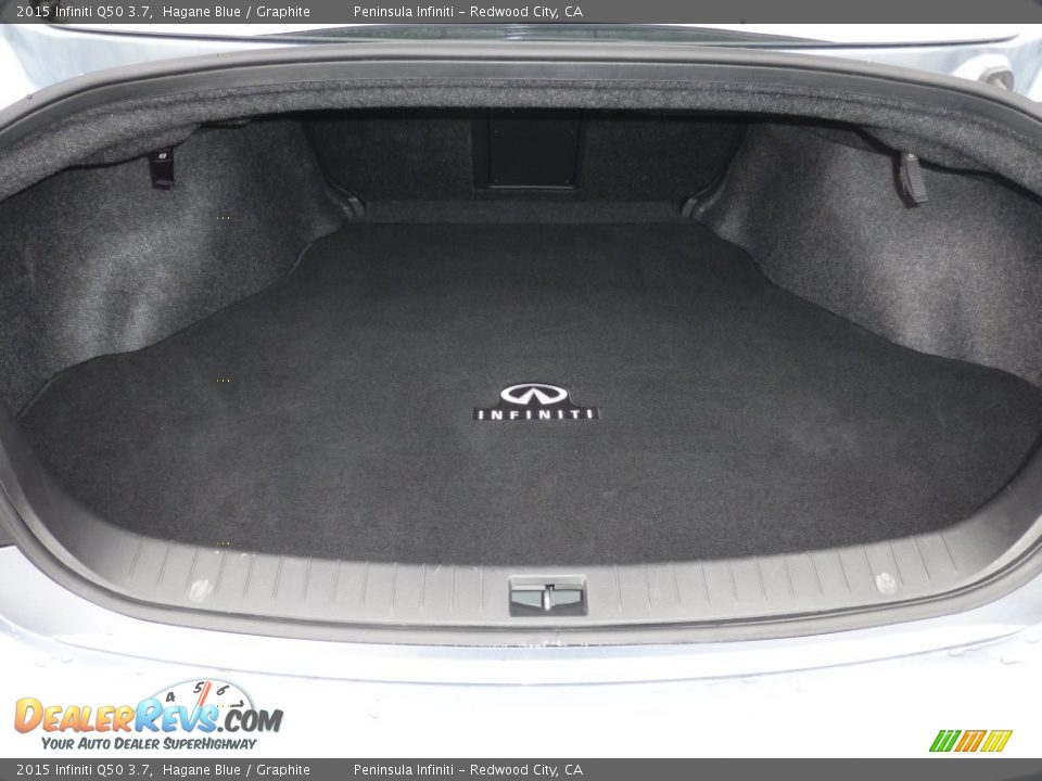 2015 Infiniti Q50 3.7 Hagane Blue / Graphite Photo #19