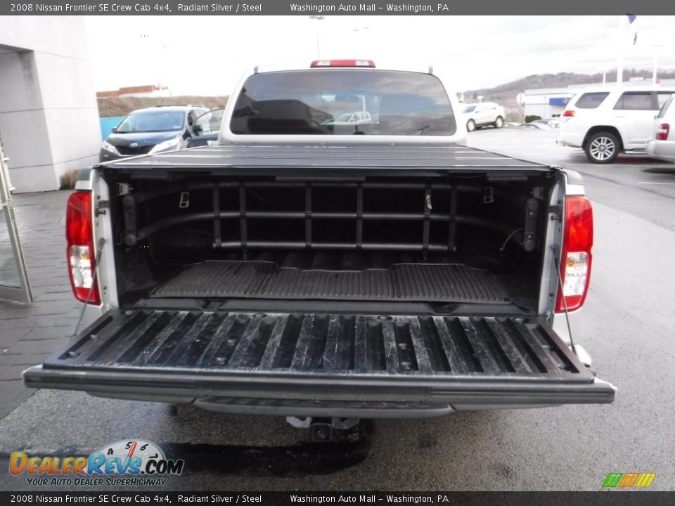 2008 Nissan Frontier SE Crew Cab 4x4 Radiant Silver / Steel Photo #10