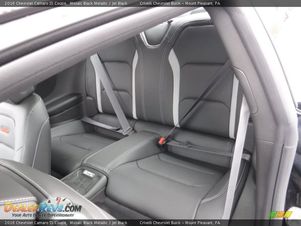 Rear Seat of 2016 Chevrolet Camaro SS Coupe Photo #33