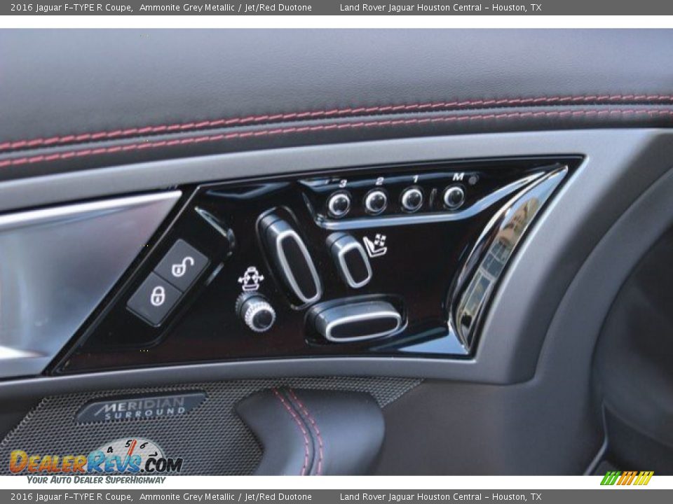 2016 Jaguar F-TYPE R Coupe Ammonite Grey Metallic / Jet/Red Duotone Photo #18