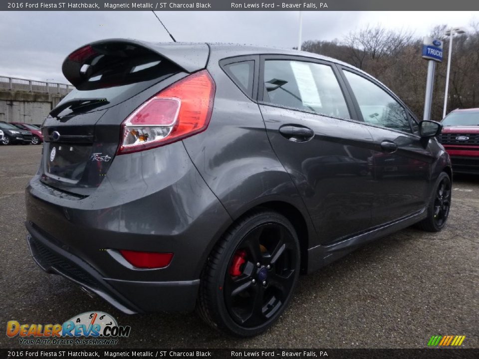 2016 Ford Fiesta ST Hatchback Magnetic Metallic / ST Charcoal Black Photo #2