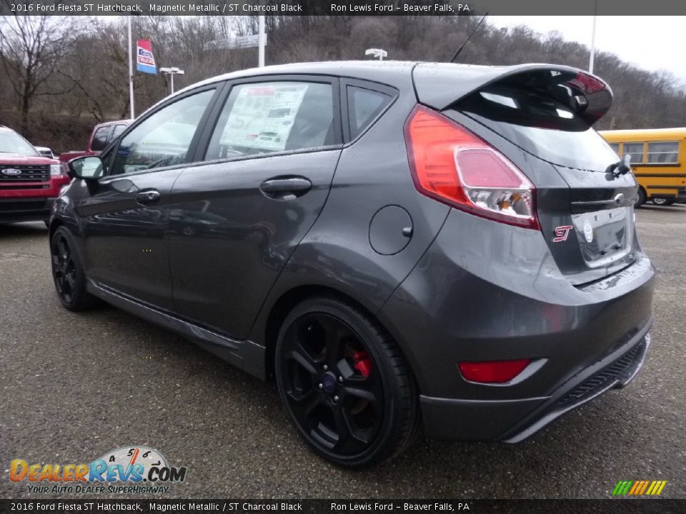 2016 Ford Fiesta ST Hatchback Magnetic Metallic / ST Charcoal Black Photo #4