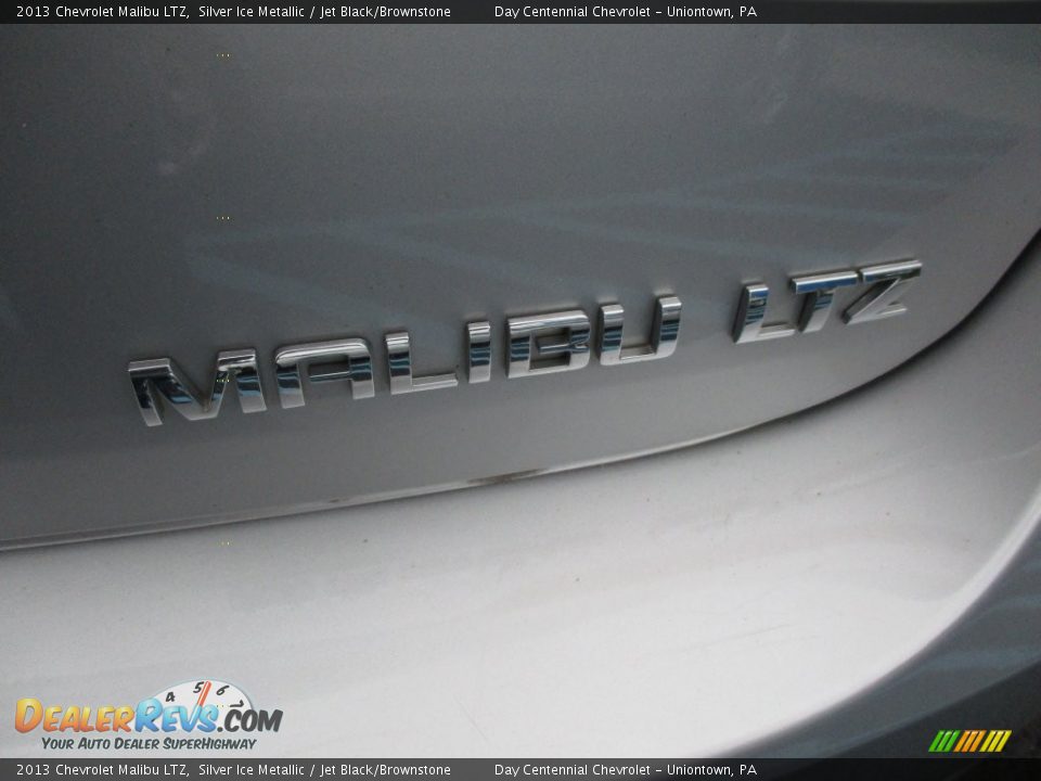 2013 Chevrolet Malibu LTZ Silver Ice Metallic / Jet Black/Brownstone Photo #7