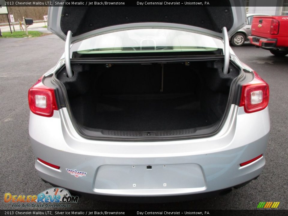 2013 Chevrolet Malibu LTZ Silver Ice Metallic / Jet Black/Brownstone Photo #16