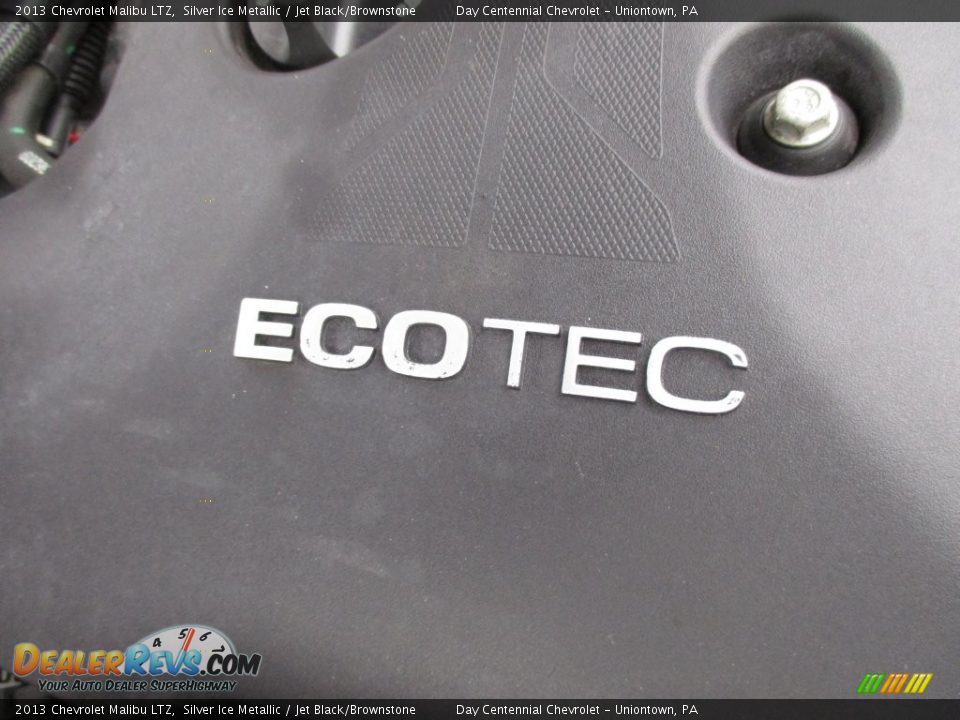 2013 Chevrolet Malibu LTZ Silver Ice Metallic / Jet Black/Brownstone Photo #18