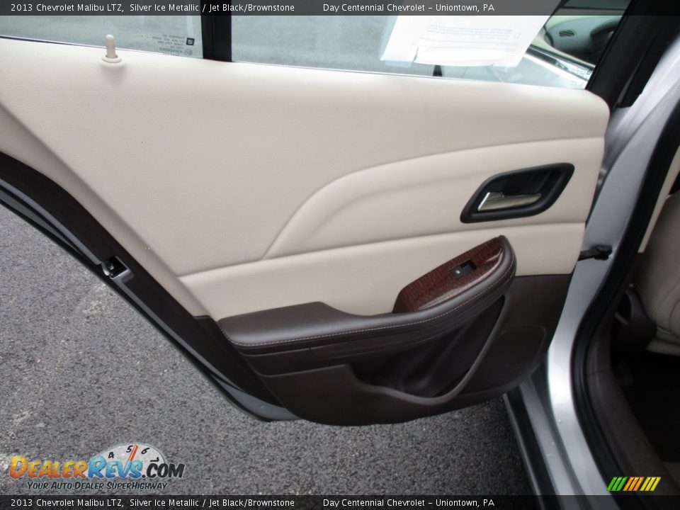 2013 Chevrolet Malibu LTZ Silver Ice Metallic / Jet Black/Brownstone Photo #23