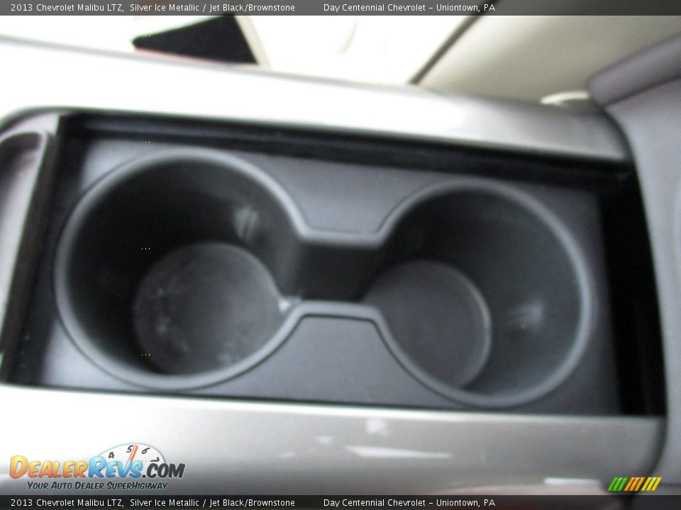 2013 Chevrolet Malibu LTZ Silver Ice Metallic / Jet Black/Brownstone Photo #29