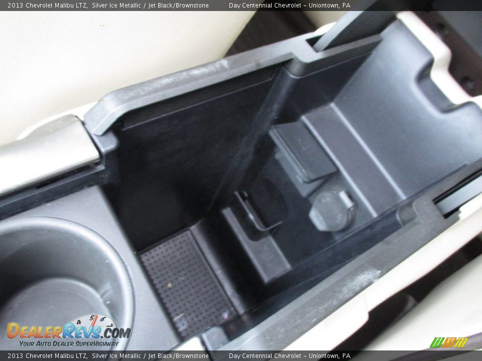 2013 Chevrolet Malibu LTZ Silver Ice Metallic / Jet Black/Brownstone Photo #30