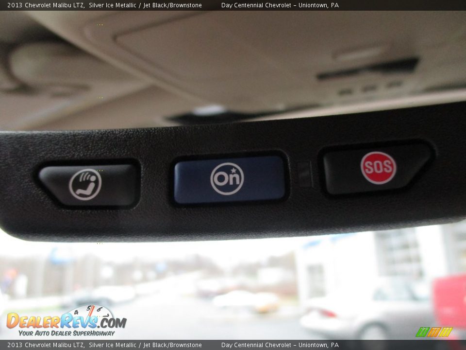 2013 Chevrolet Malibu LTZ Silver Ice Metallic / Jet Black/Brownstone Photo #32