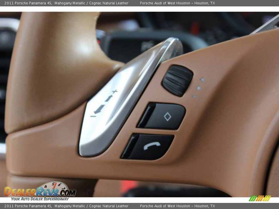 2011 Porsche Panamera 4S Mahogany Metallic / Cognac Natural Leather Photo #33