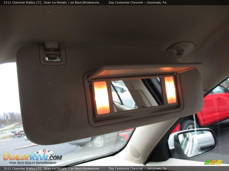 2013 Chevrolet Malibu LTZ Silver Ice Metallic / Jet Black/Brownstone Photo #33