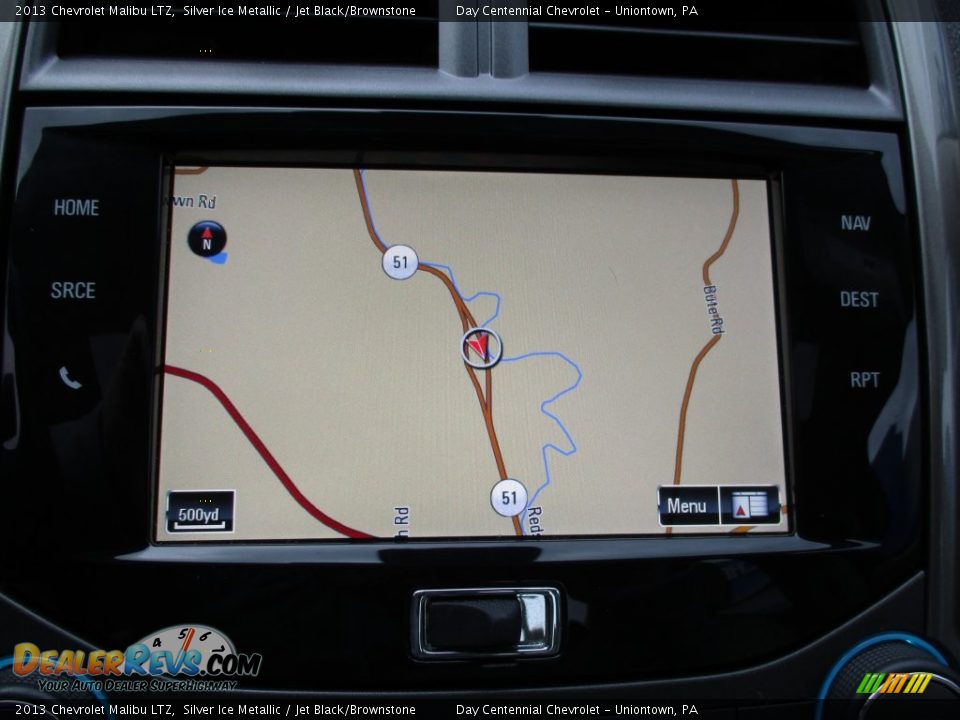 2013 Chevrolet Malibu LTZ Silver Ice Metallic / Jet Black/Brownstone Photo #34