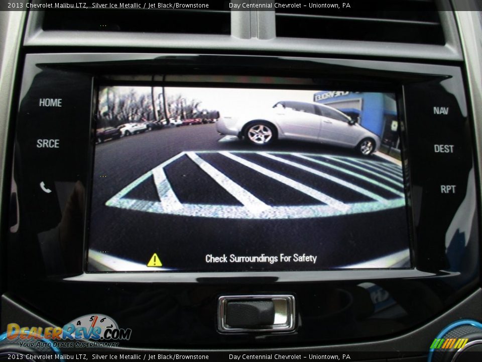 2013 Chevrolet Malibu LTZ Silver Ice Metallic / Jet Black/Brownstone Photo #35