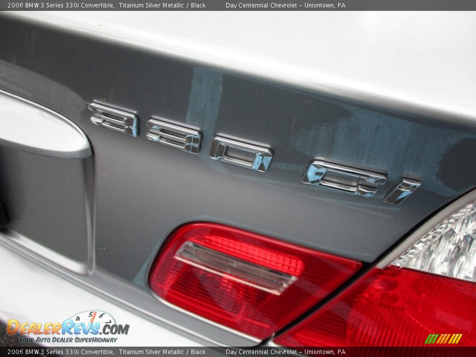 2006 BMW 3 Series 330i Convertible Titanium Silver Metallic / Black Photo #7