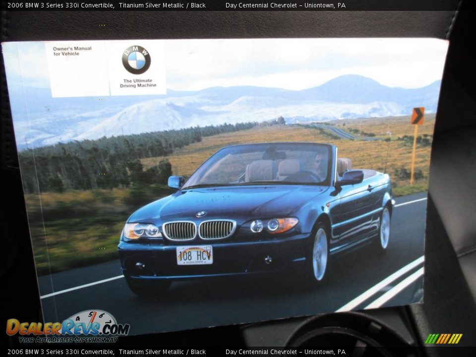 2006 BMW 3 Series 330i Convertible Titanium Silver Metallic / Black Photo #26
