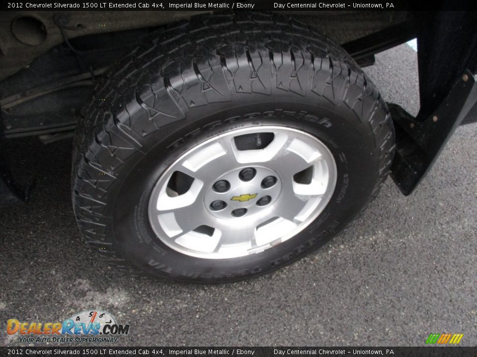 2012 Chevrolet Silverado 1500 LT Extended Cab 4x4 Imperial Blue Metallic / Ebony Photo #3