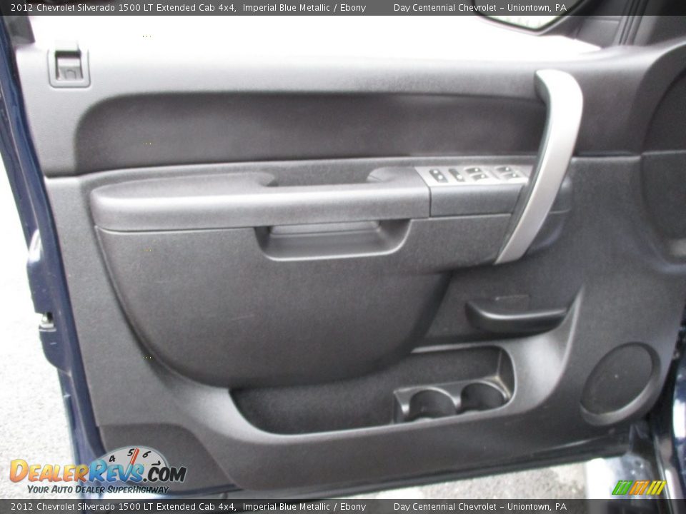 2012 Chevrolet Silverado 1500 LT Extended Cab 4x4 Imperial Blue Metallic / Ebony Photo #21