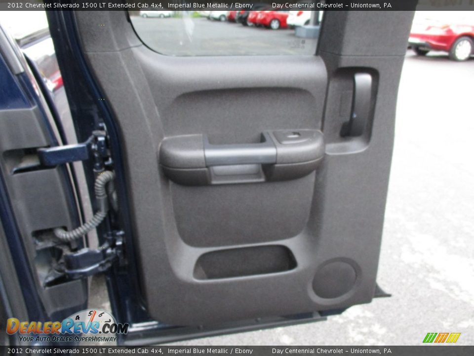 2012 Chevrolet Silverado 1500 LT Extended Cab 4x4 Imperial Blue Metallic / Ebony Photo #25