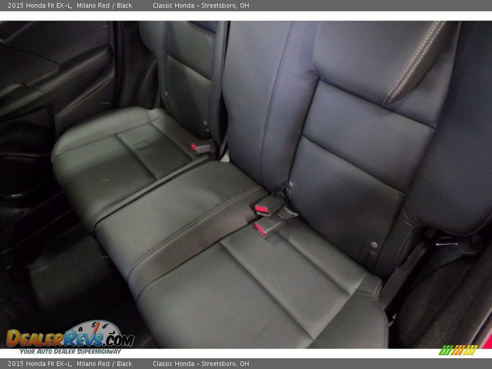 2015 Honda Fit EX-L Milano Red / Black Photo #15