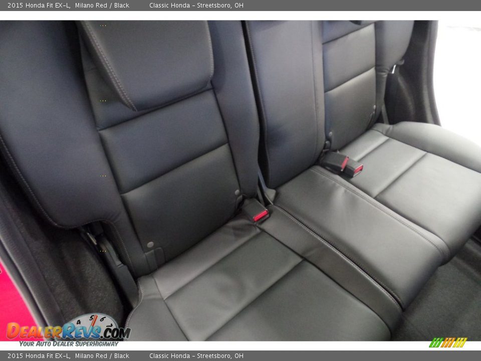 2015 Honda Fit EX-L Milano Red / Black Photo #16