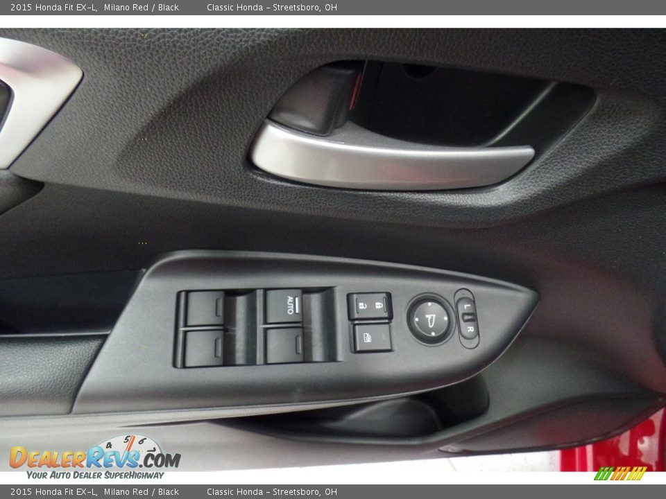 2015 Honda Fit EX-L Milano Red / Black Photo #19
