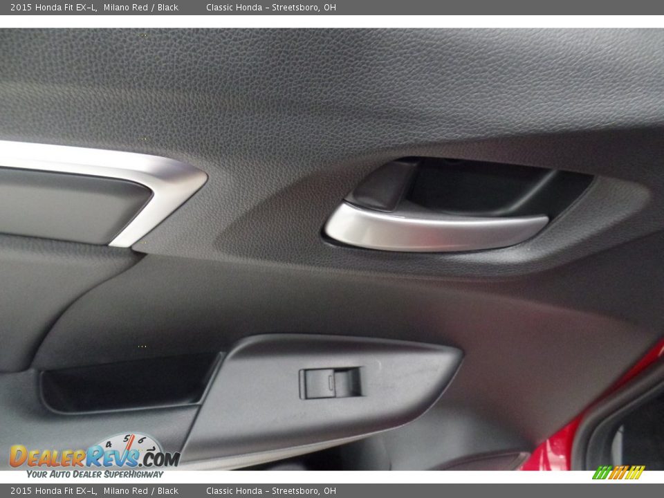 2015 Honda Fit EX-L Milano Red / Black Photo #20
