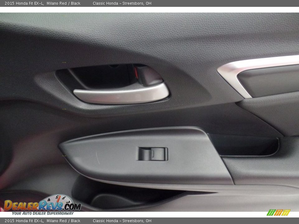 2015 Honda Fit EX-L Milano Red / Black Photo #22