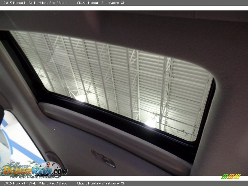 2015 Honda Fit EX-L Milano Red / Black Photo #24