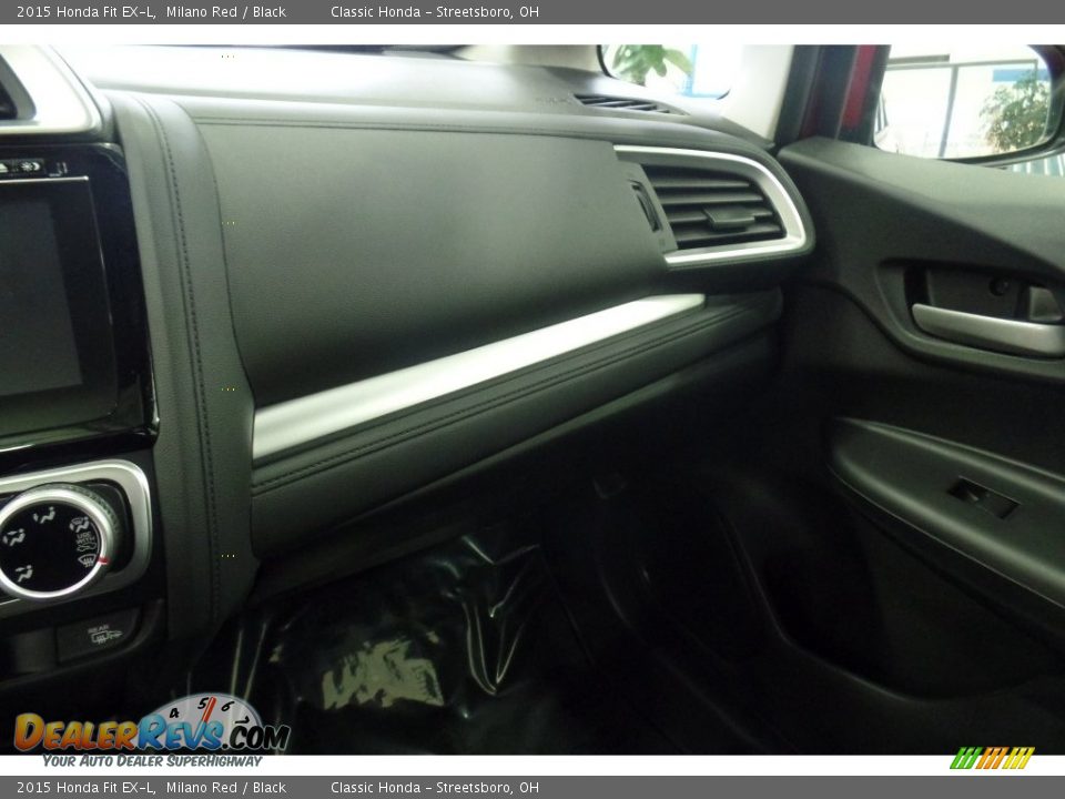 2015 Honda Fit EX-L Milano Red / Black Photo #31