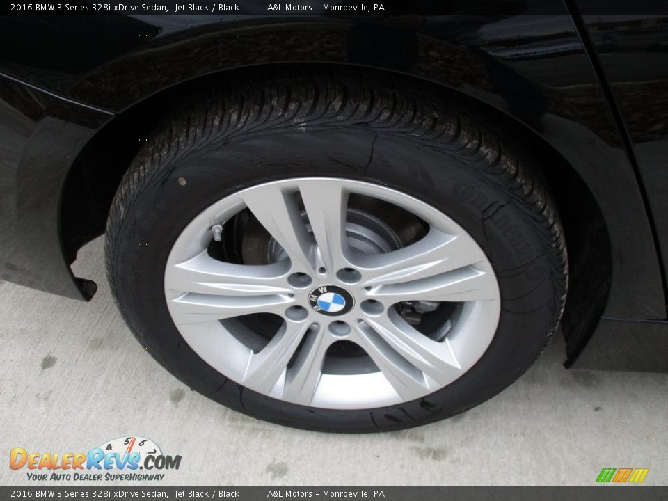 2016 BMW 3 Series 328i xDrive Sedan Jet Black / Black Photo #3