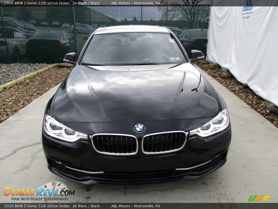 2016 BMW 3 Series 328i xDrive Sedan Jet Black / Black Photo #5