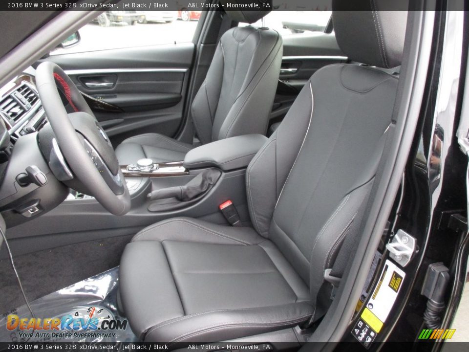2016 BMW 3 Series 328i xDrive Sedan Jet Black / Black Photo #12
