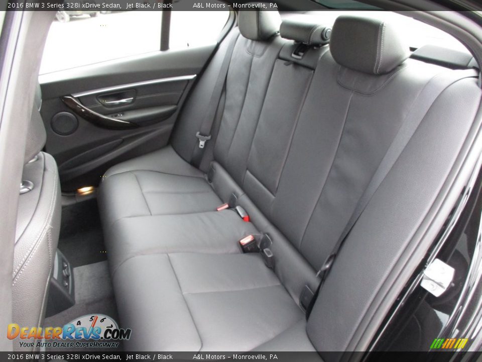 2016 BMW 3 Series 328i xDrive Sedan Jet Black / Black Photo #13