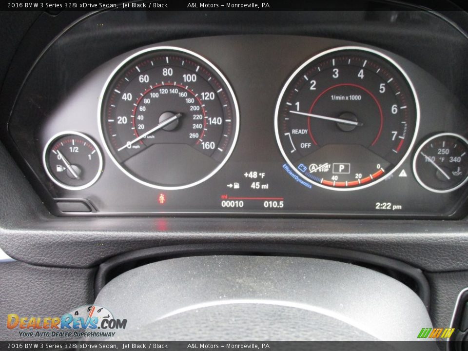 2016 BMW 3 Series 328i xDrive Sedan Jet Black / Black Photo #20