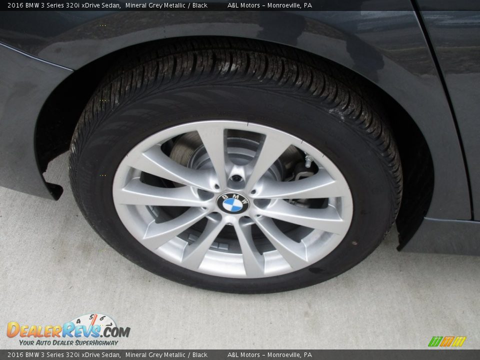 2016 BMW 3 Series 320i xDrive Sedan Mineral Grey Metallic / Black Photo #3