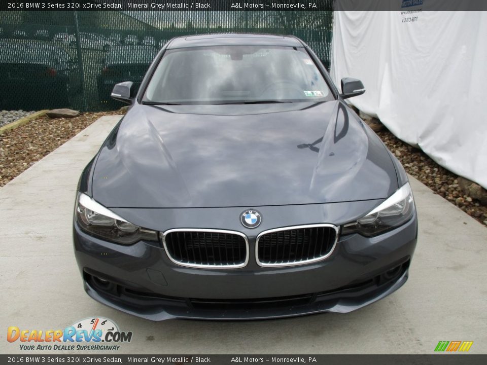 2016 BMW 3 Series 320i xDrive Sedan Mineral Grey Metallic / Black Photo #6
