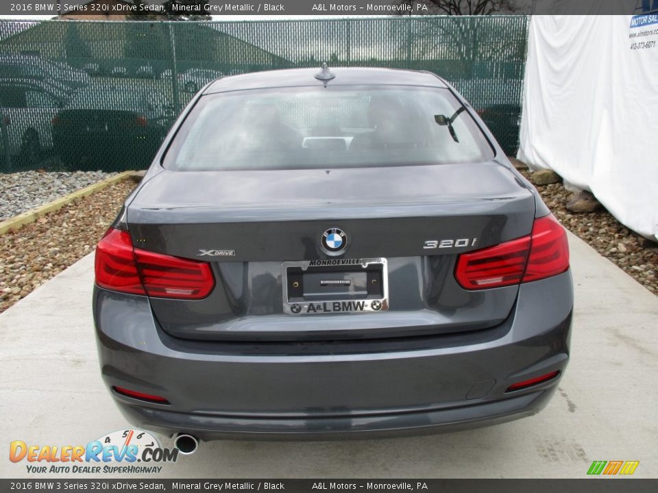2016 BMW 3 Series 320i xDrive Sedan Mineral Grey Metallic / Black Photo #9
