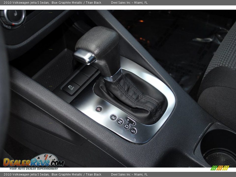 2010 Volkswagen Jetta S Sedan Blue Graphite Metallic / Titan Black Photo #14