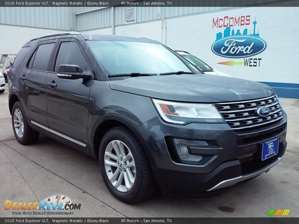 2016 Ford Explorer XLT Magnetic Metallic / Ebony Black Photo #1