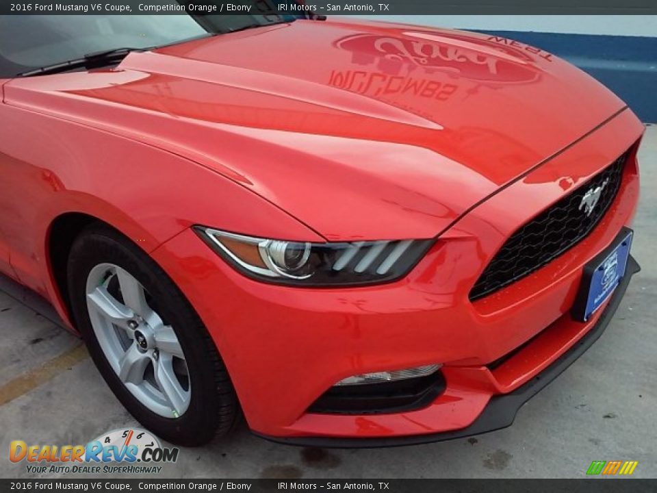 2016 Ford Mustang V6 Coupe Competition Orange / Ebony Photo #3