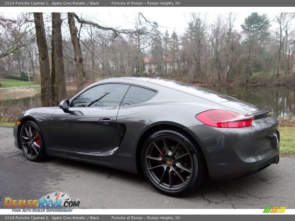 2014 Porsche Cayman S Agate Grey Metallic / Black Photo #4
