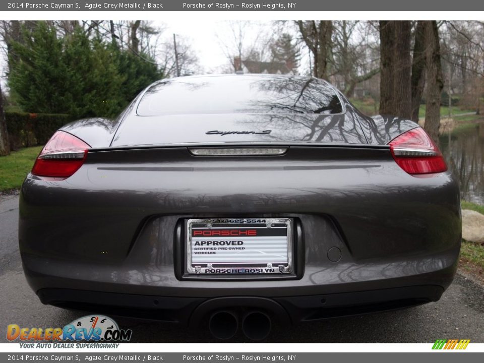 2014 Porsche Cayman S Agate Grey Metallic / Black Photo #5