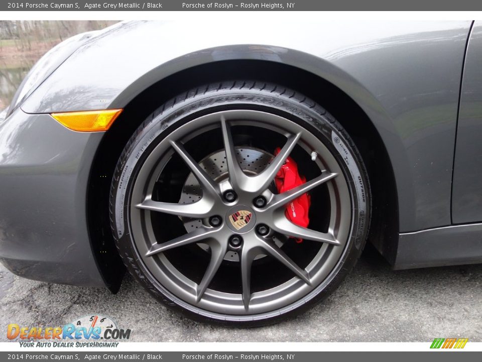 2014 Porsche Cayman S Agate Grey Metallic / Black Photo #9
