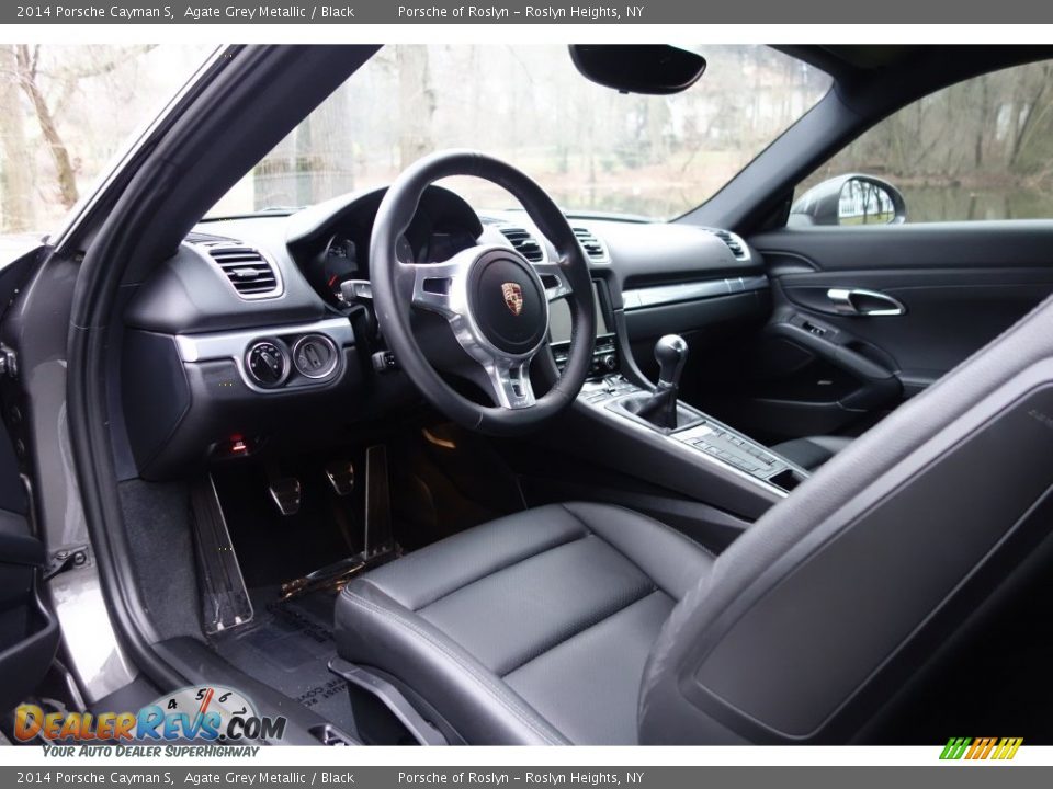 2014 Porsche Cayman S Agate Grey Metallic / Black Photo #10