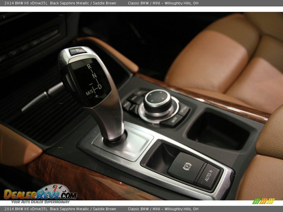2014 BMW X6 xDrive35i Black Sapphire Metallic / Saddle Brown Photo #16