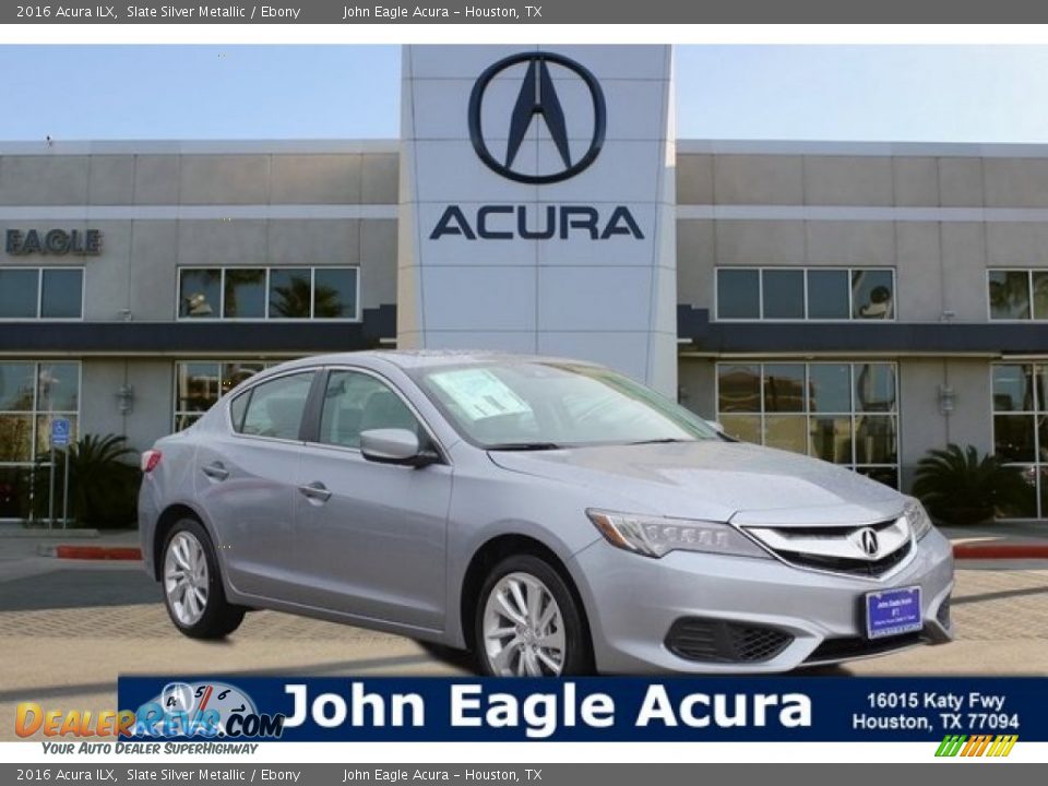 2016 Acura ILX Slate Silver Metallic / Ebony Photo #1